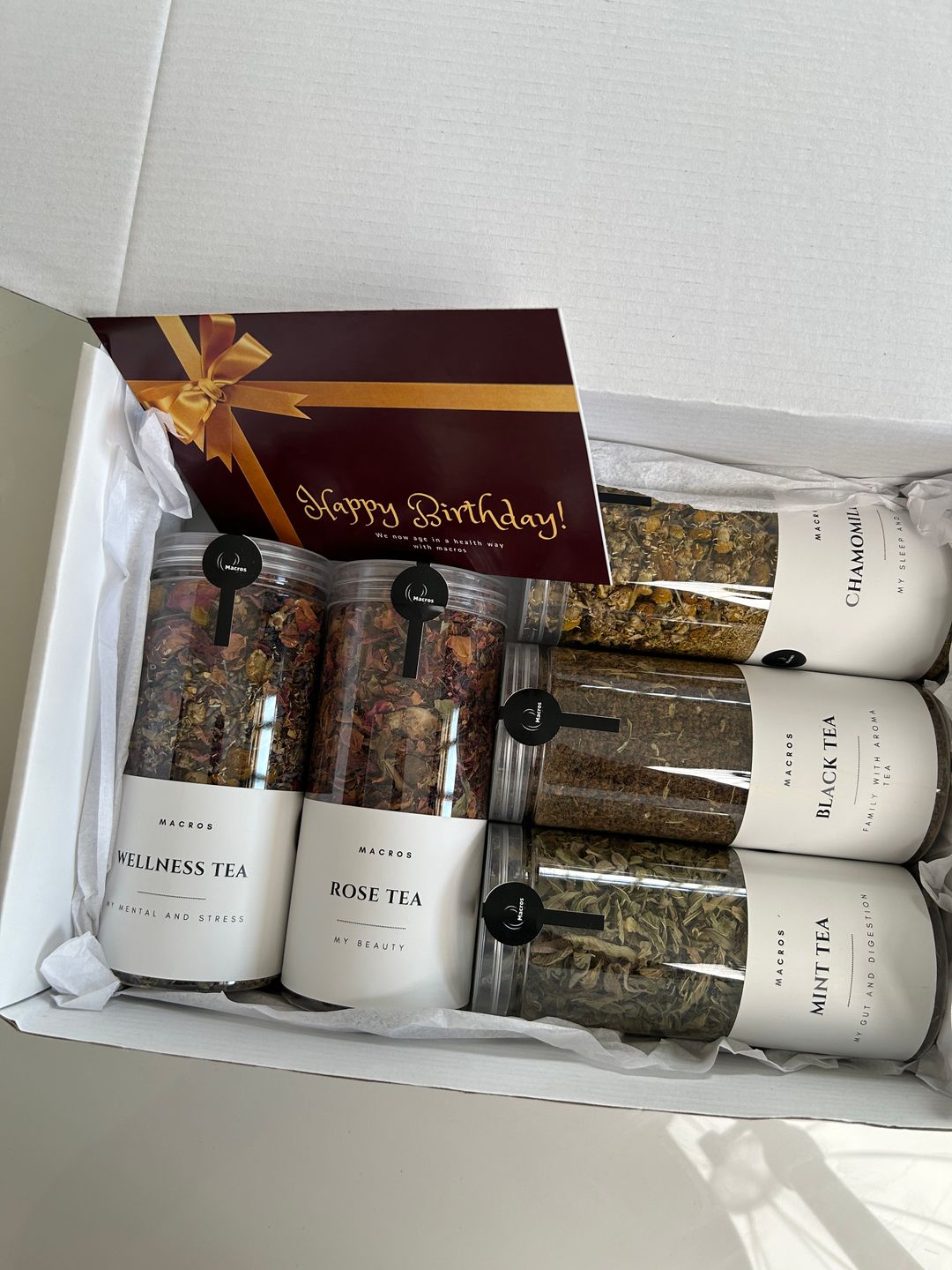 Welleness tea gift box 