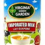 Virginia green garden evaporated milk 410g