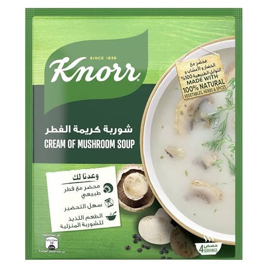 Knorr cream of mushroom soup 50g