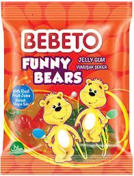 Bebeto funny bears gummy 80g