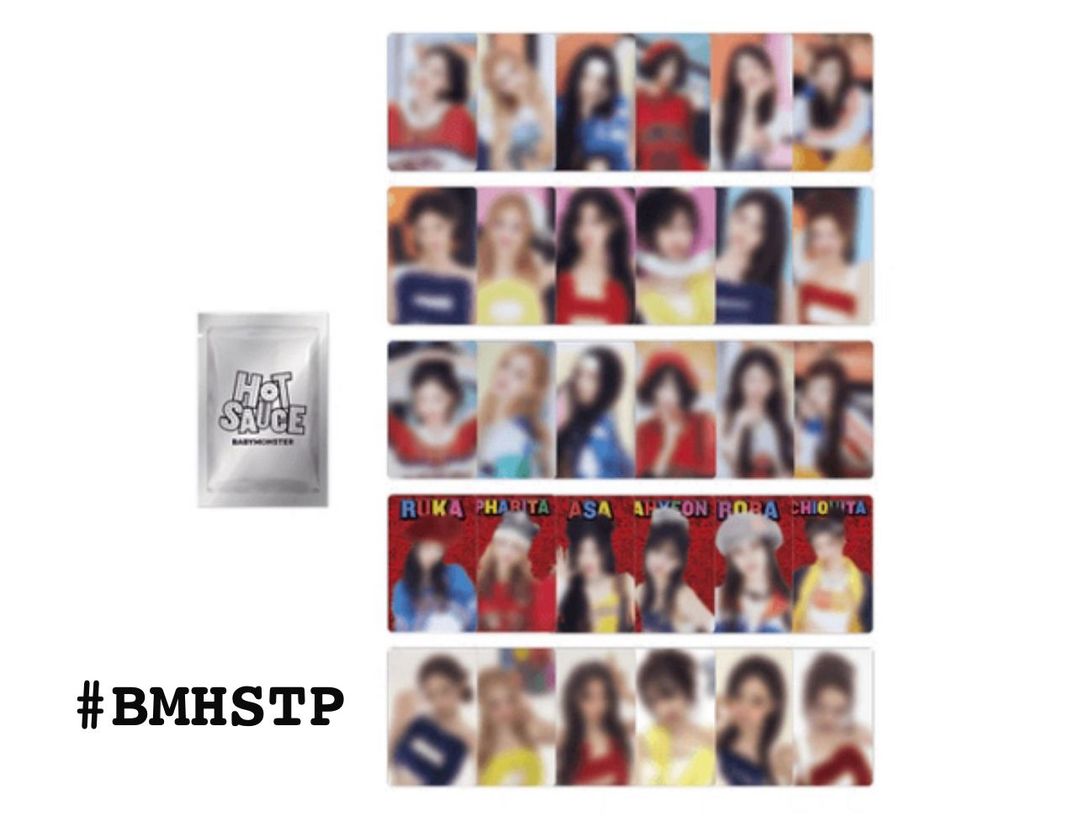 Babymonster Hot sauce trading pack!