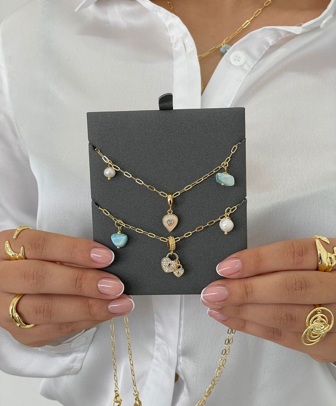Collar multi-charm
