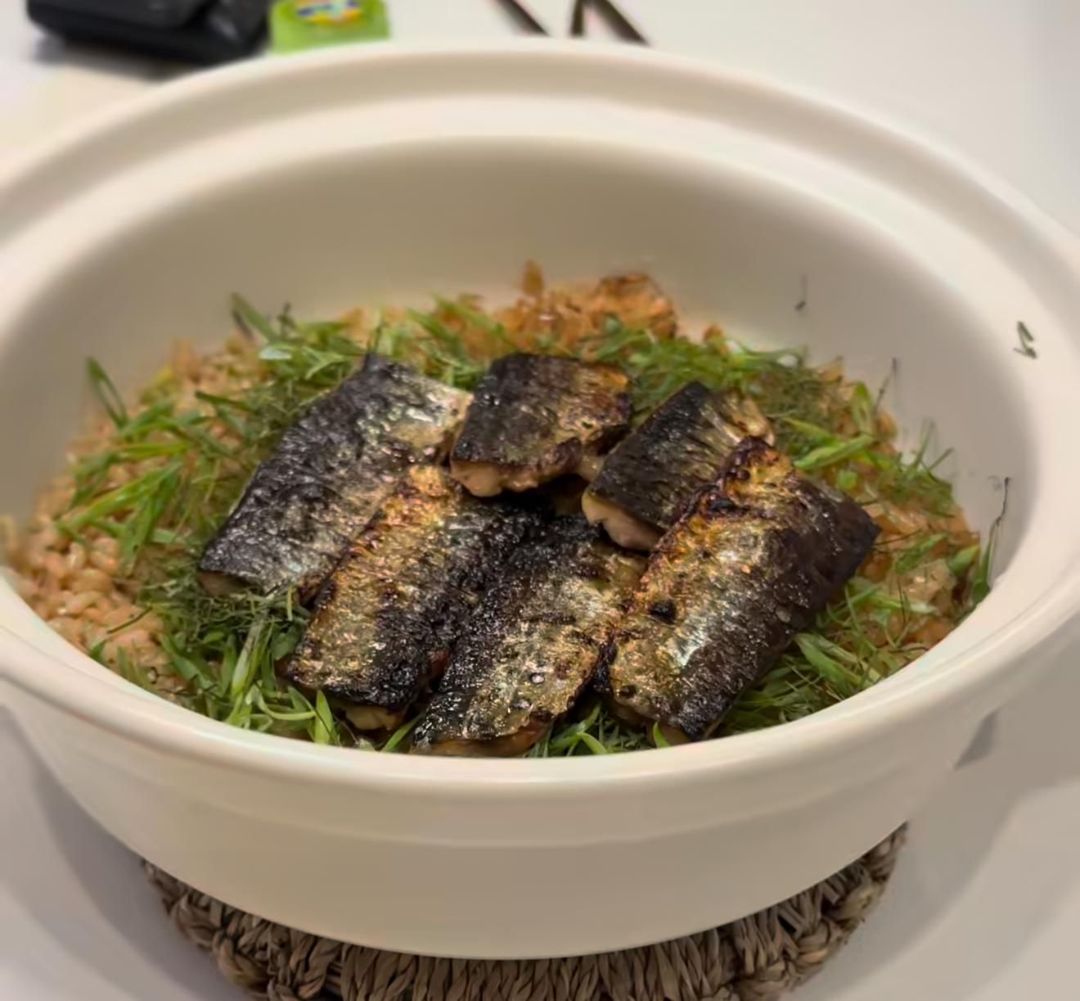(Add on) Grilled Sanma Claypot Rice 