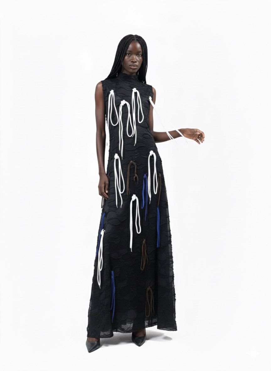 New Map Lacing Gown