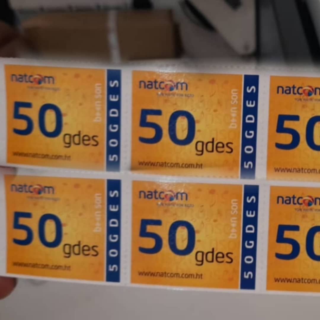 50 HTG RECHARGE