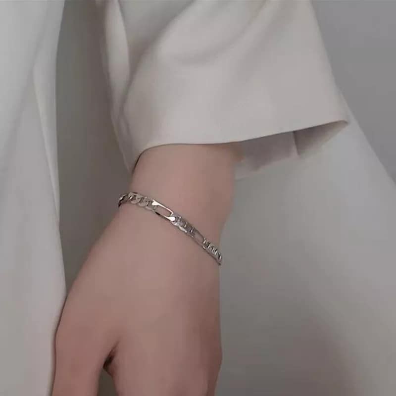 Silver Chain unisex Bracelet
