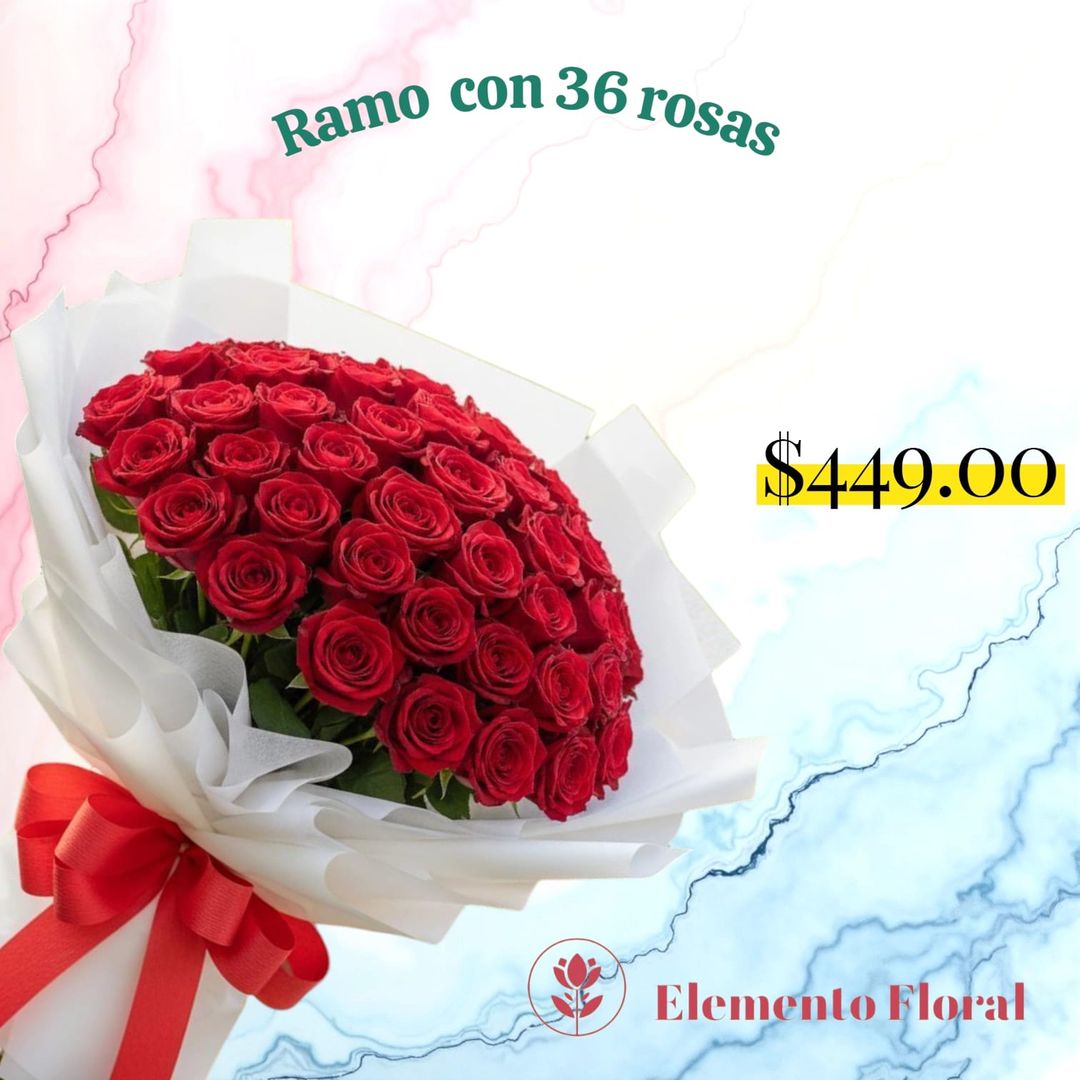 RAMO DE 36 ROSAS