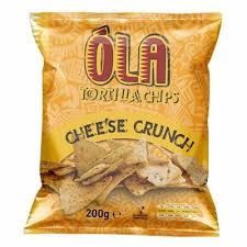 Ola tortilla chips cheese crunch 200g