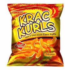 Krac kurls chili lemon 25g