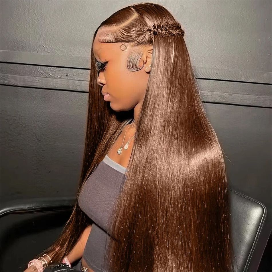 Wig Brown frontale lace(straight / body waves /deep waves )