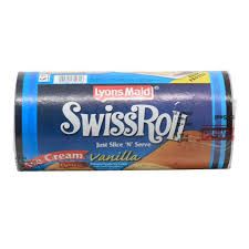 Lyons maid Swiss roll vanilla 650ml
