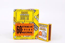 Rhino Kubwa Matchbox – Pack of 10 Matchboxes