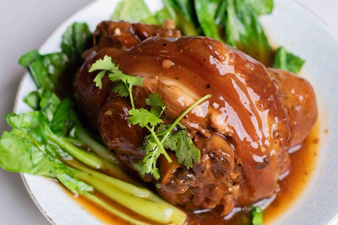 ហុងជើងជ្រូកបែបហុងកុង (ចាន)