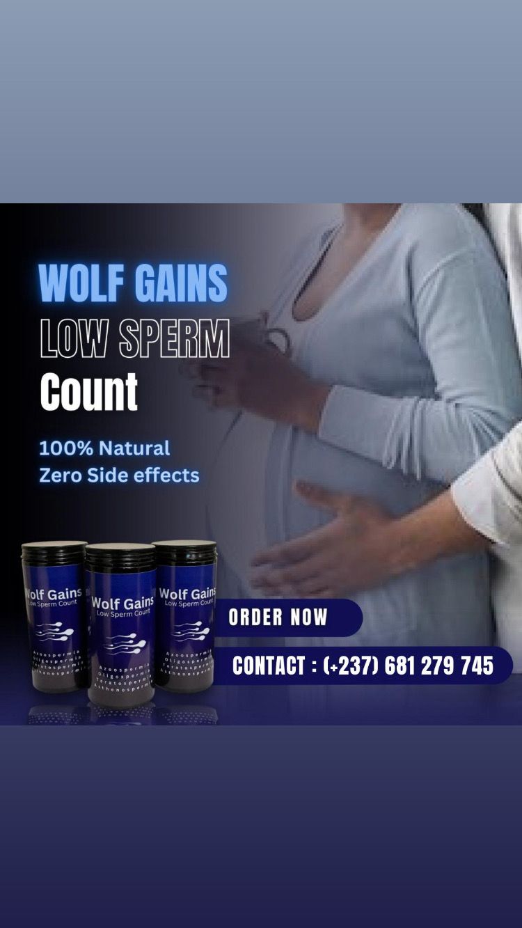 Wolfs Gain Low Sperm Count 