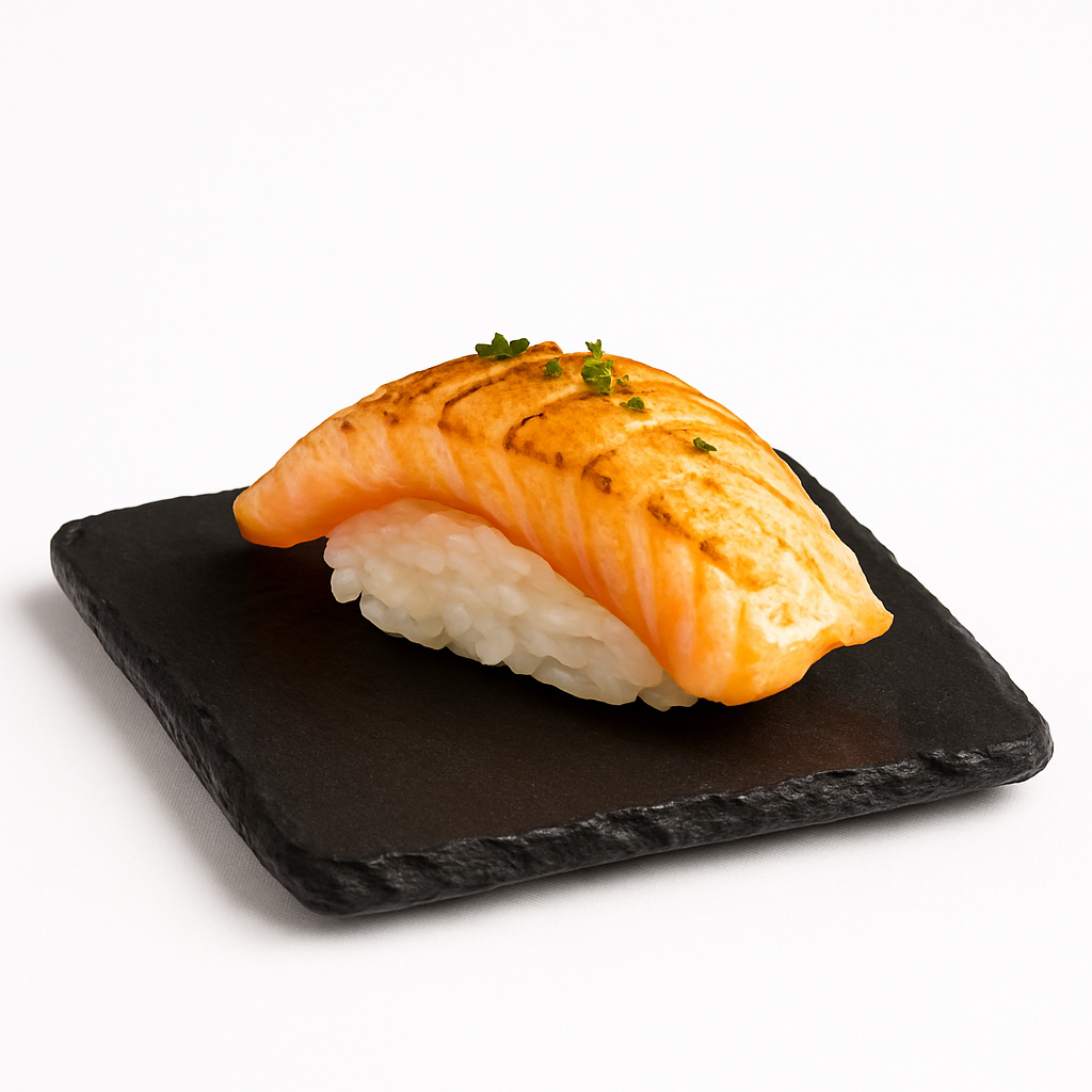 NIGIRI FLAMBÉED SALMON