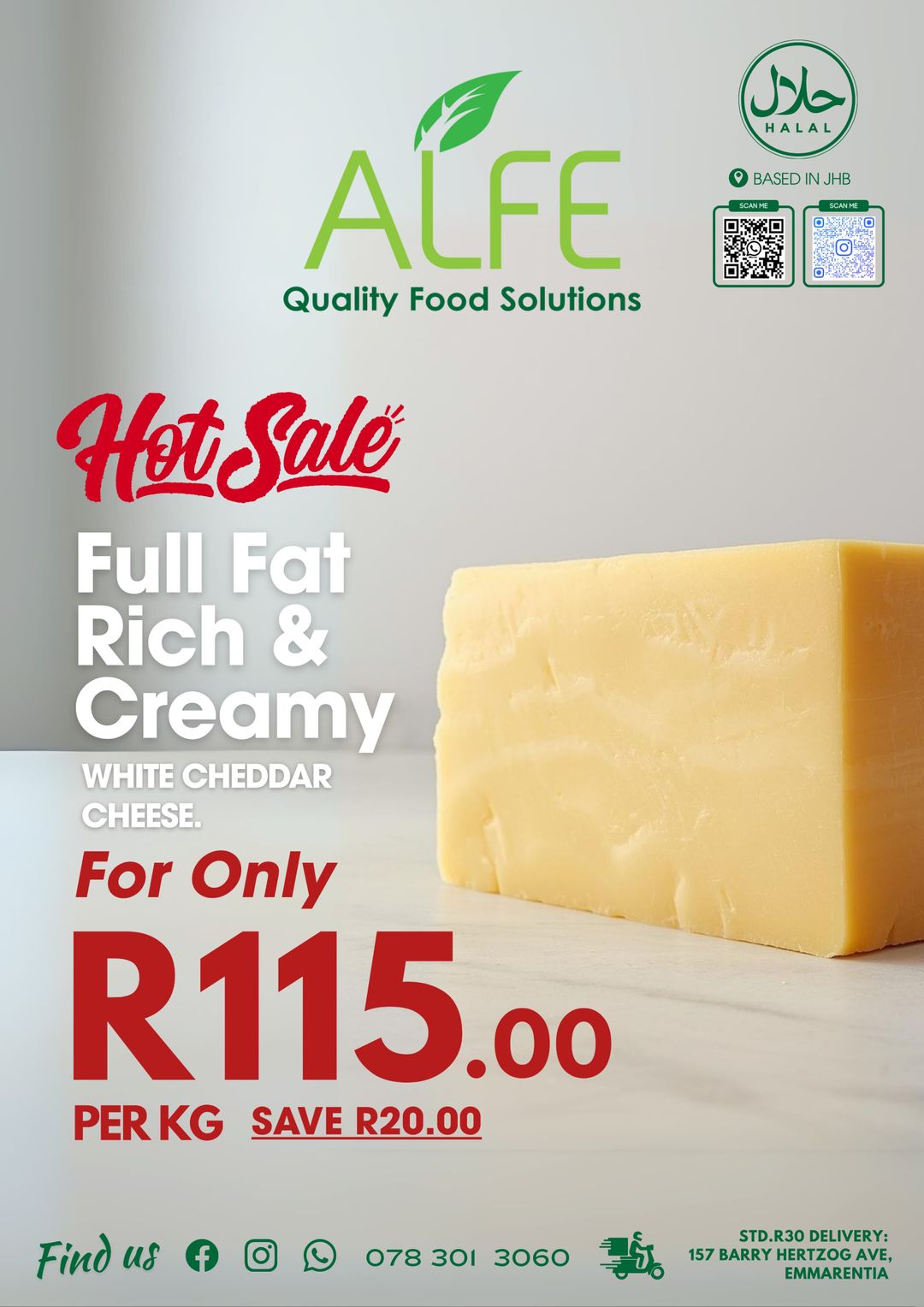 White Cheddar (±1kg)