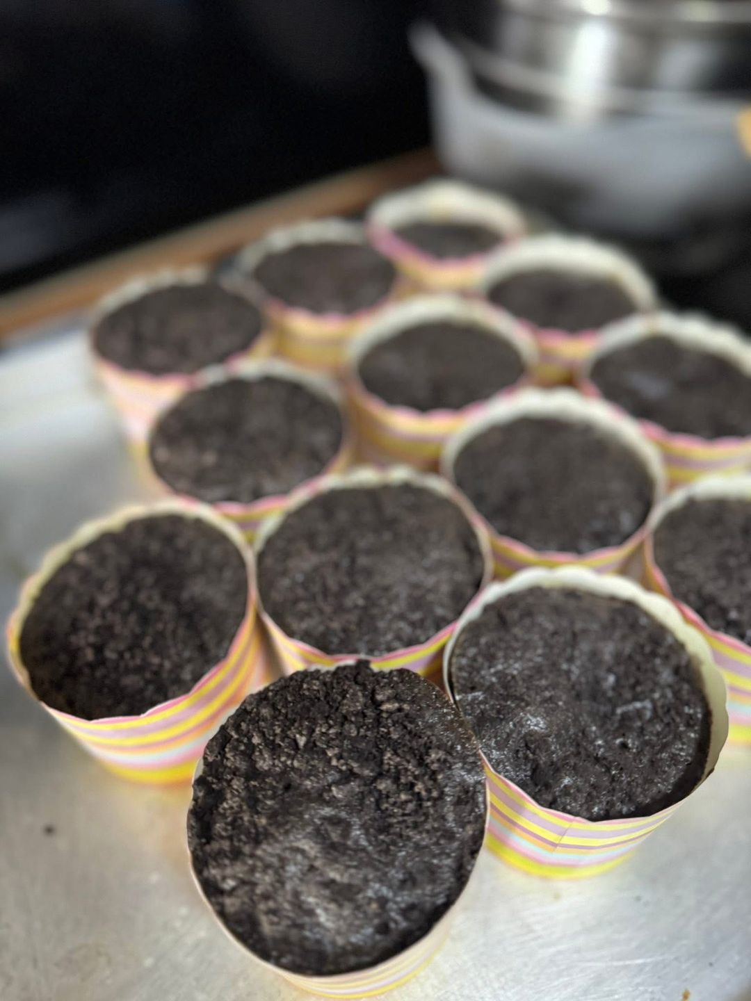 Oreo Peanut Butter Chocolate Muffins