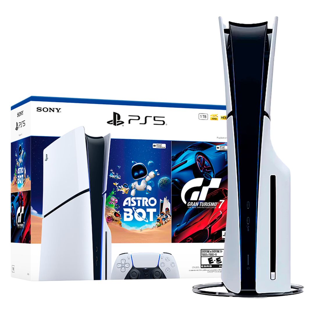 CONSOLE SONY PLAYSTATION 5 SLIM LECTORA 1TB CFI-2015A ASTROBOT / GRAN TURISMO