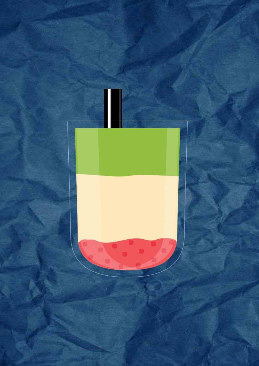 Strawberry matcha