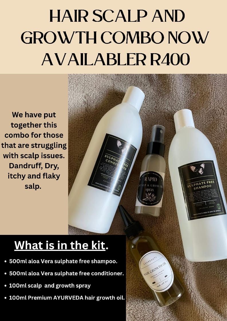 Scalp and hair growth combo