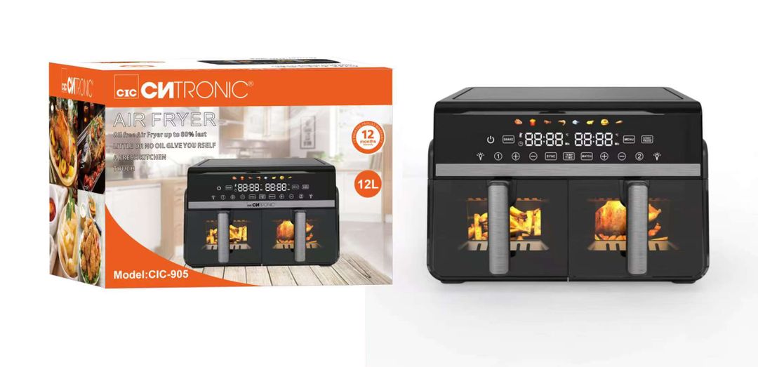 12 Lts Digital Double Airfryer