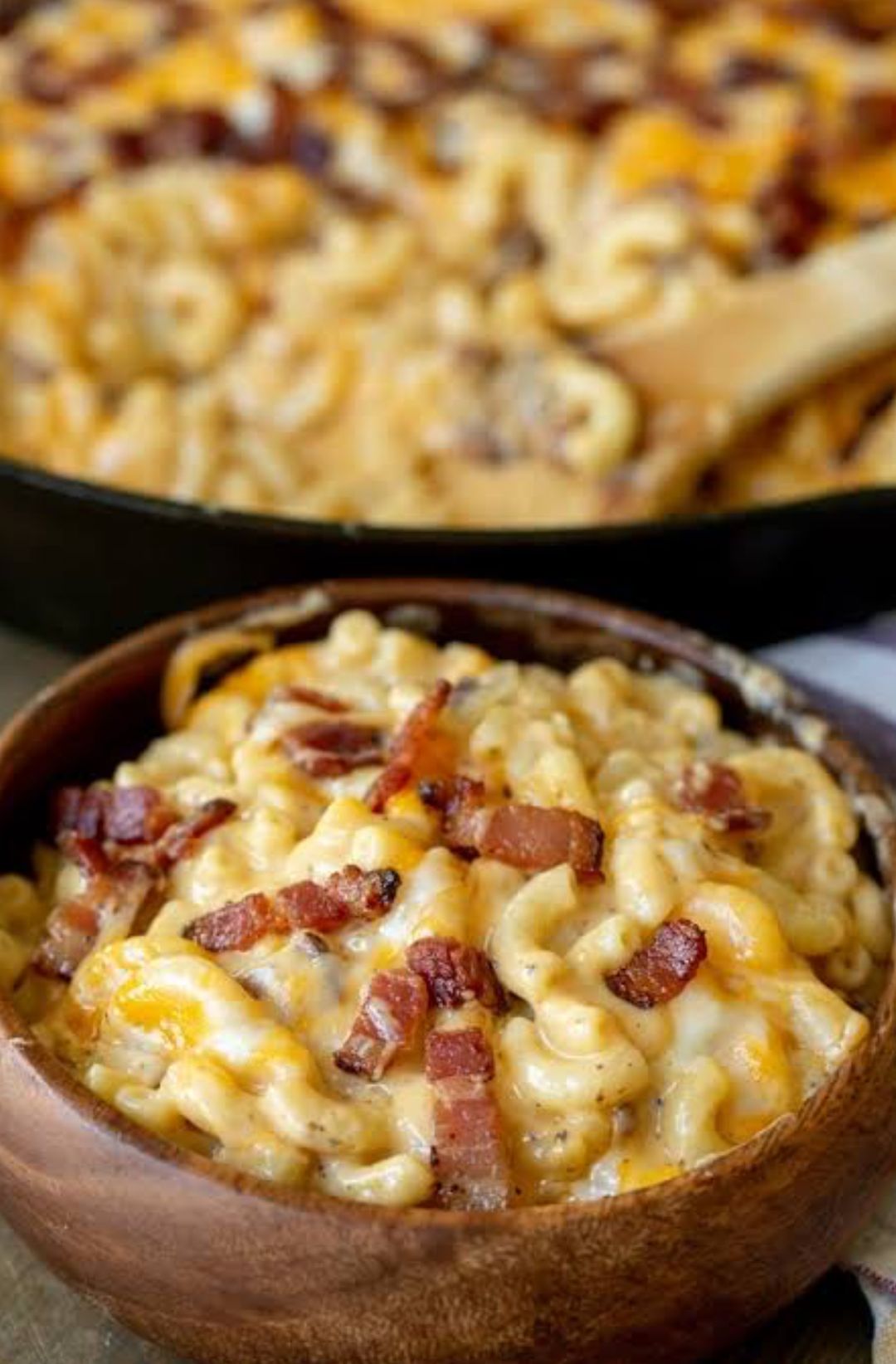 Mac & Cheese with Bacon Bits