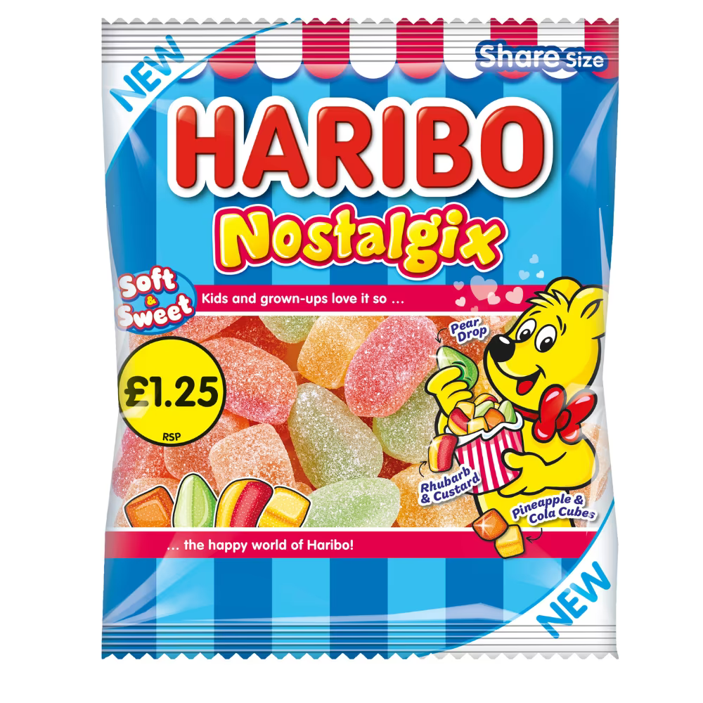 Haribo Nostalgix Fruit & Cola 140g