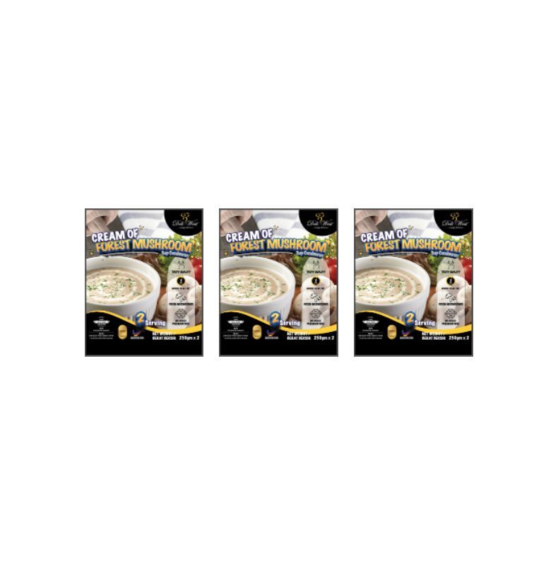 Set D - 3 Packs Mushroom Soup 500gm