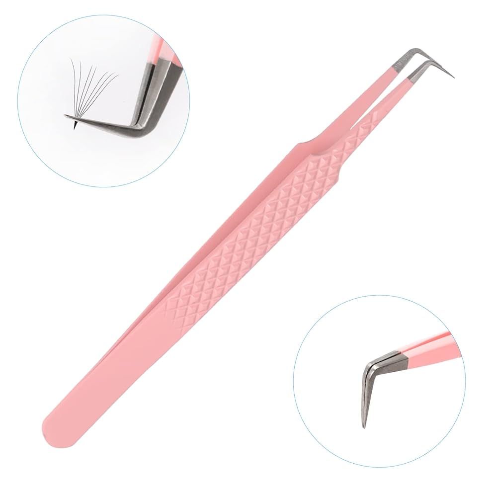 DAMMAN PINK TWEEZER 90 DEGREES