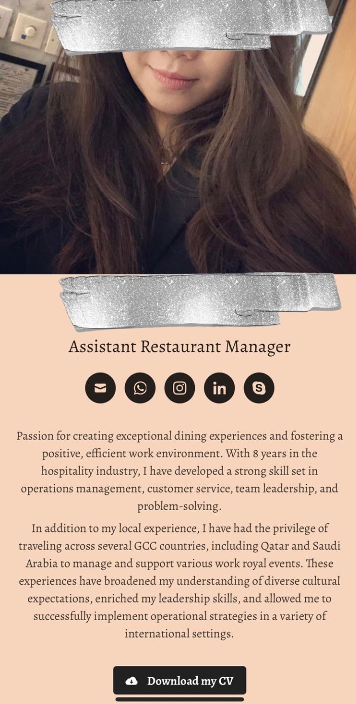 Instant CV
