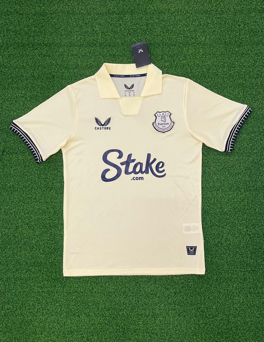 Everton 2025/26 Away Shirt (Yellow / Black)