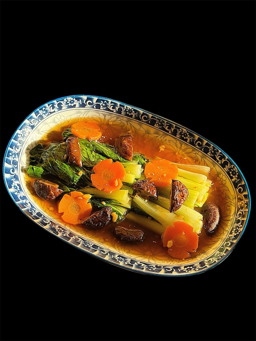 STIR-FRIED BOK CHOY WITH OYSTER SAUCE