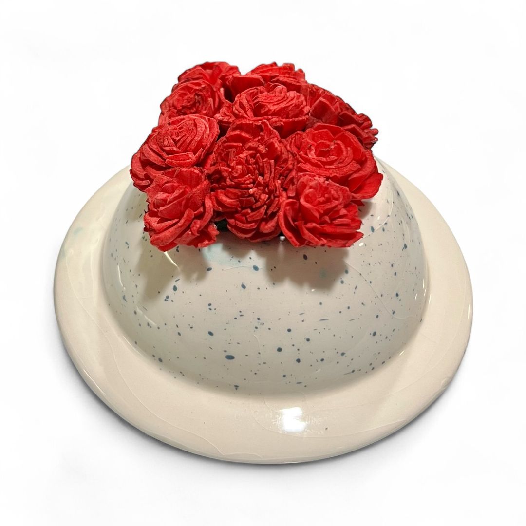 Planet Red Rose Preserved Arrangement 