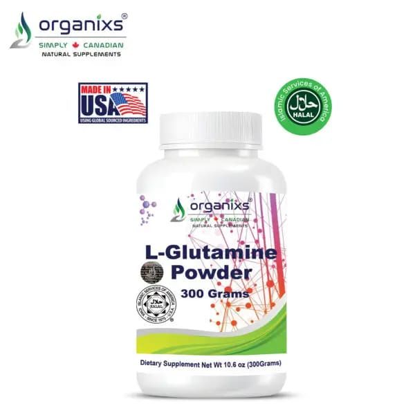 ORGANIXS L-GLUTAMINE POWDER 300grm