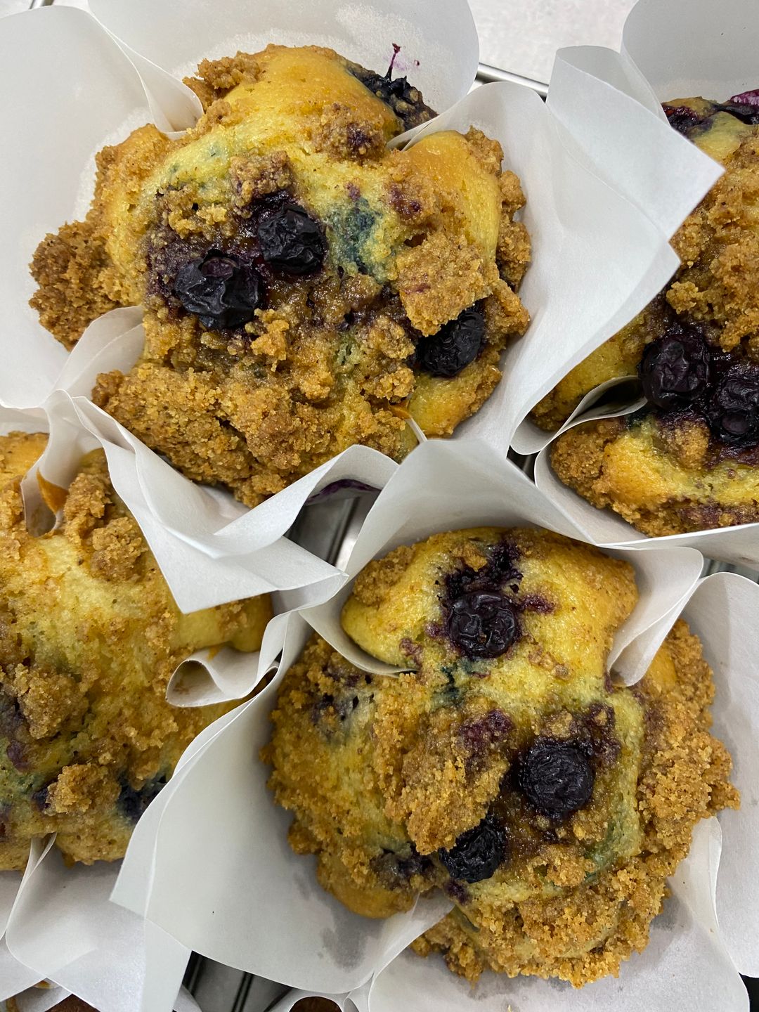 Blueberry Crumble Muffins