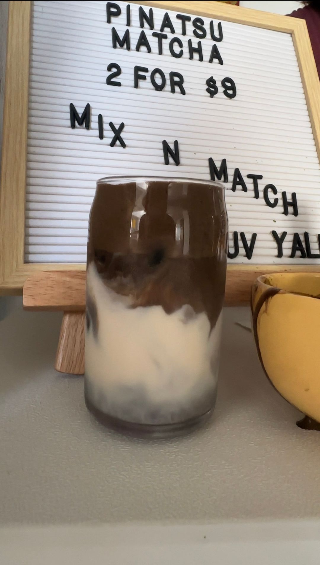 Hojicha latte