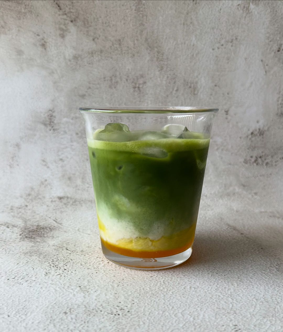Iced Mango Matcha Latte 