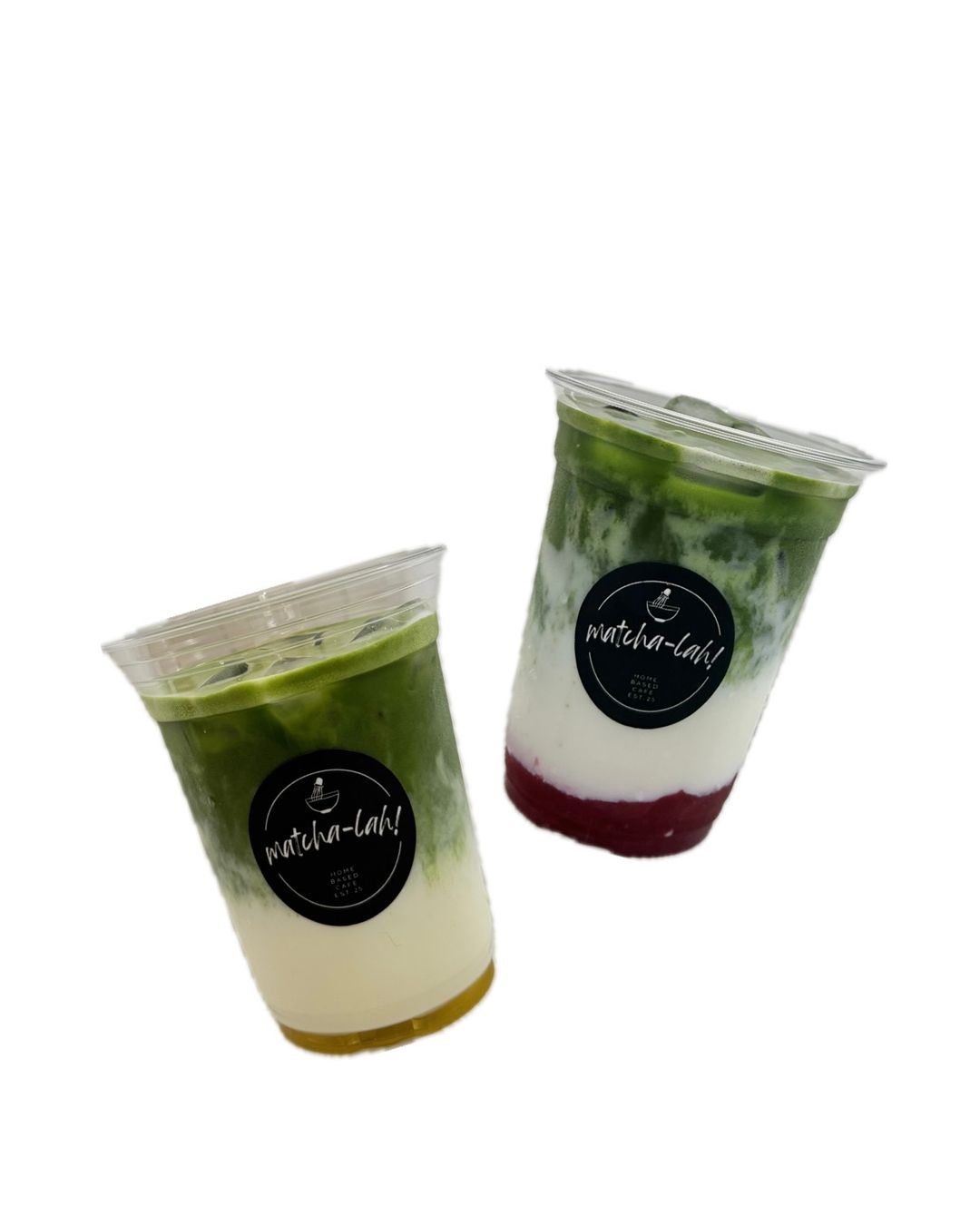 Matcha Latte + Strawberry Matcha 