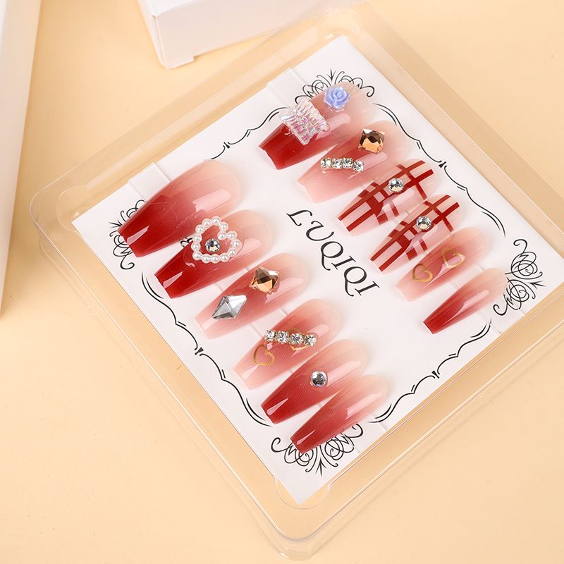 Fashion point drill false nails (square head)