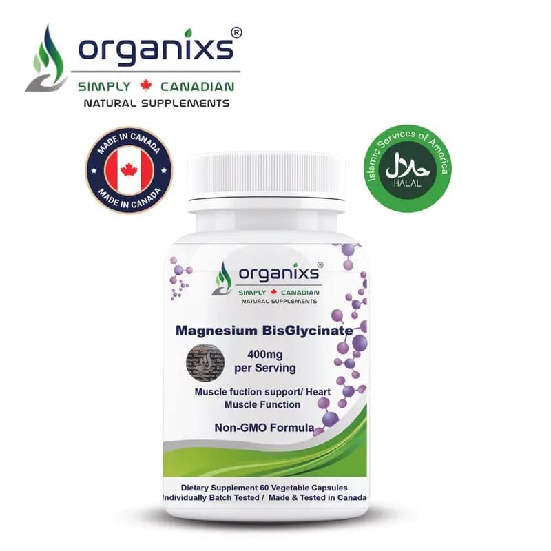 ORGANIXS MAGNESIUM BISGLYCINATE 400mg