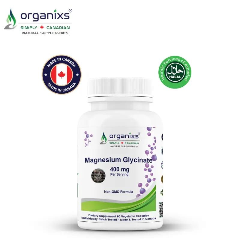 ORGANIXS MAGNESIUM GLYCINATE 400mg