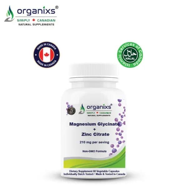 ORGANIXS MAGNESIUM GLYCINATE + ZINC CITRATE