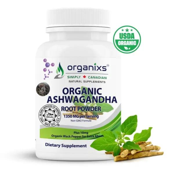 ORGANIXS ORGANIC ASHWAGANDHA 1350mg