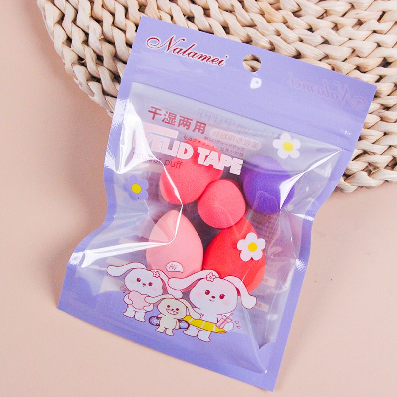 85263-6 Bagged Powder Puff 10-Piece Set