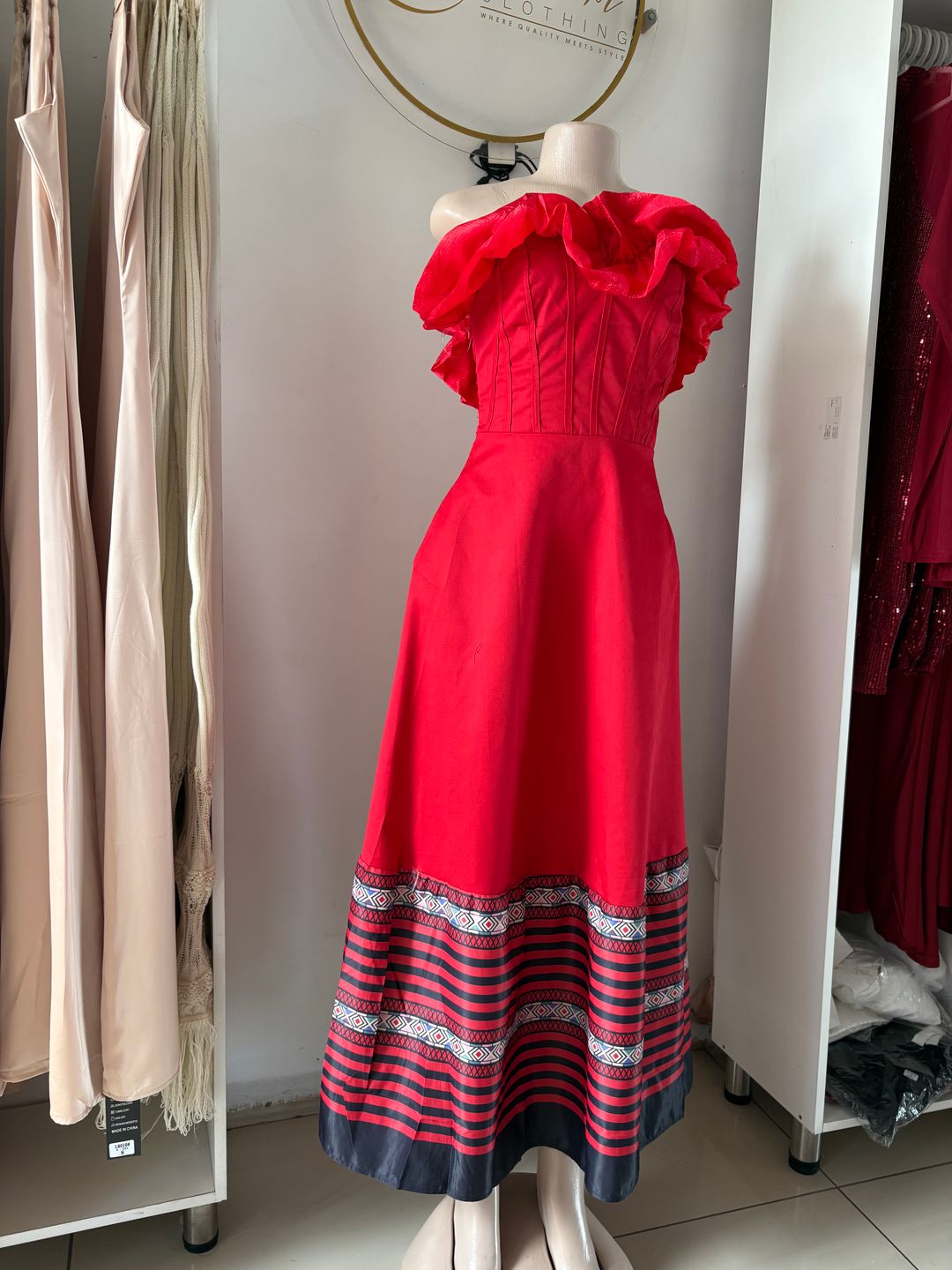 Xhosa inspired traditional dress