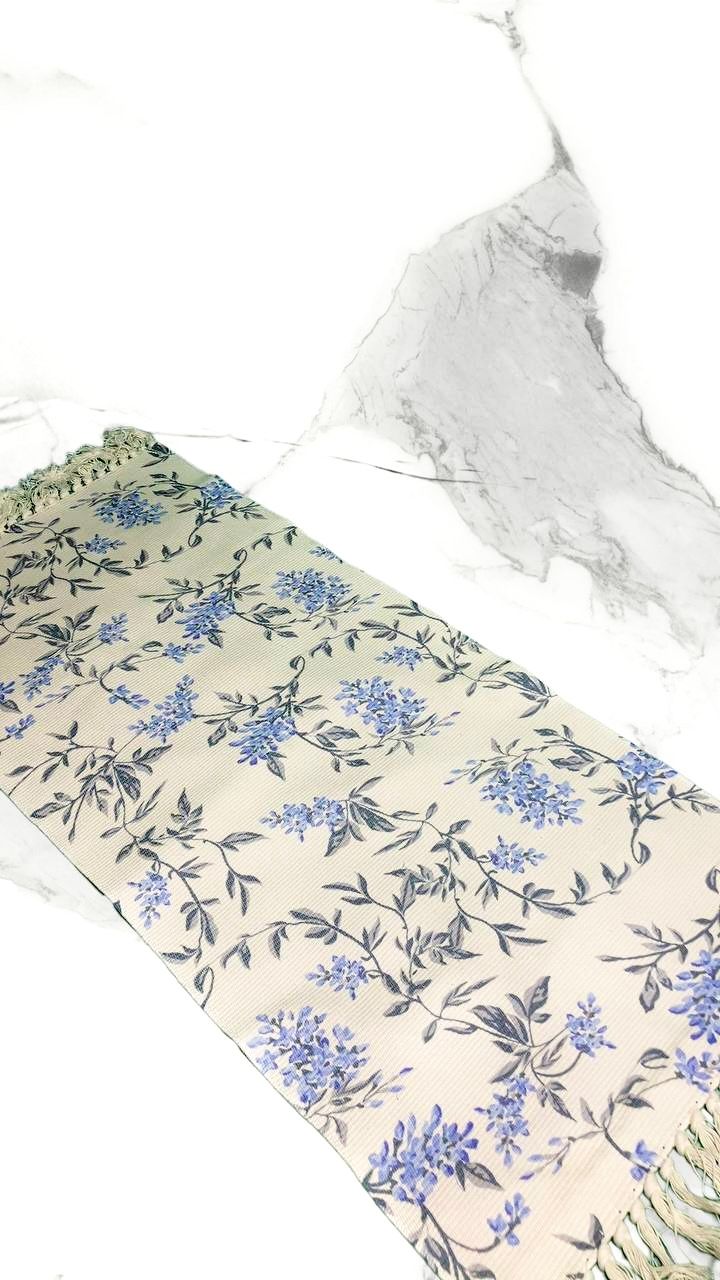 Sheila Blue Cotton Rug SET | (60*90 + 60*130cm) CODE: K929