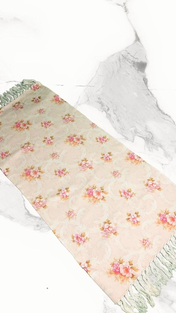 Posy Cotton Rug SET | (60*90 + 60*130cm)  CODE: K932