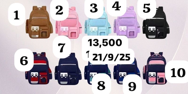 school bag 13500