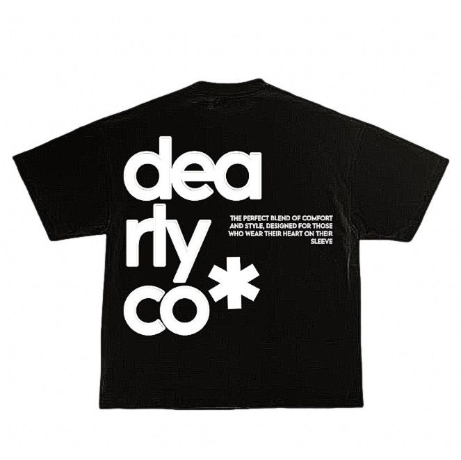 Oversized Black Signature T-Shirt