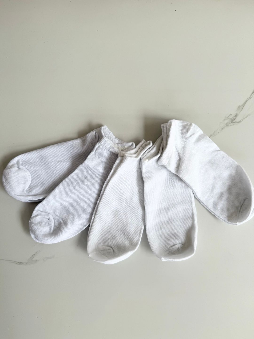 Set 5 Pares Calcetines Blancos